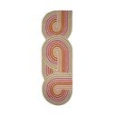 Rozā ar rokām darināts vilnas celiņa paklājs 80x300 cm Spiral Shaped  – Flair Rugs