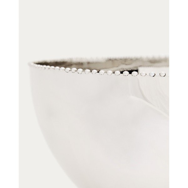 Sudraba krāsas nerūsējošā tērauda bļoda ø 25,5 cm Nirela – Kave Home-image-4