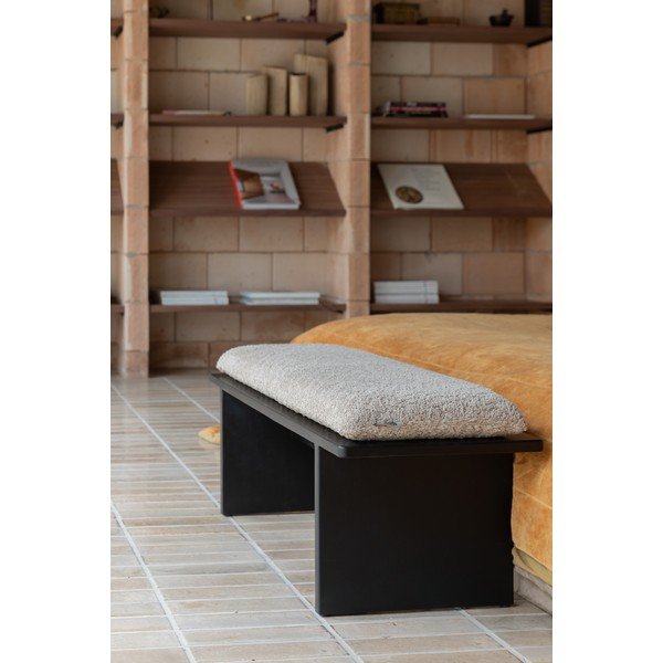 Bēšs sols no buklē auduma Shiho – Dutchbone-image-1