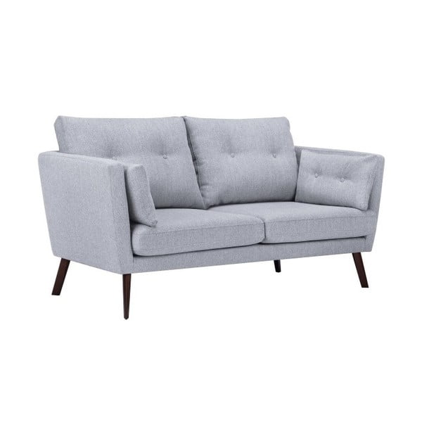 Gaiši pelēks 2 vietīgs dīvāns Mazzini Sofas Elena