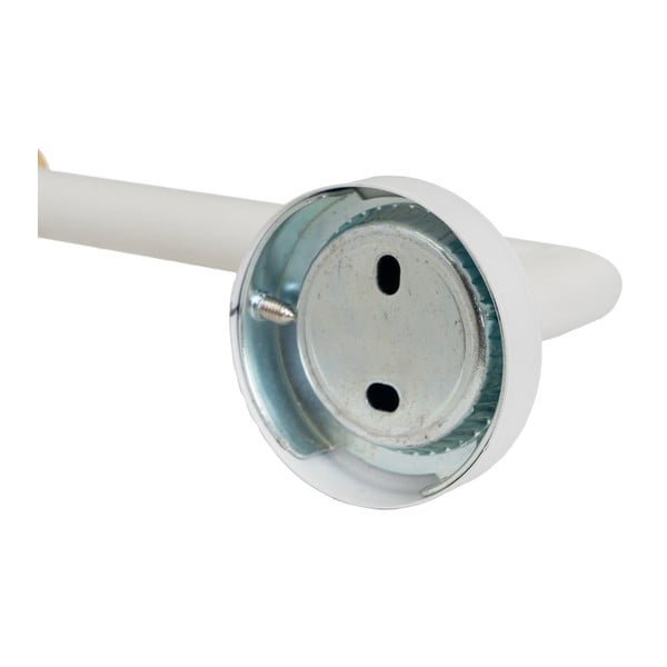 Balts metāla sienas tualetes papīra turētājs – Casa Selección-image-3