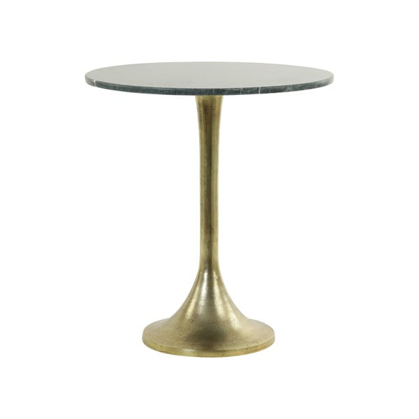 Apaļš sānu galdiņš ar marmora imitācijas galda virsmu ø 48 cm Rickerd – Light & Living