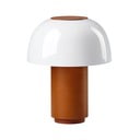 Oranža alumīnija LED galda lampa ar regulējamu spilgtumu (augstums 22 cm) Harvest – Zone