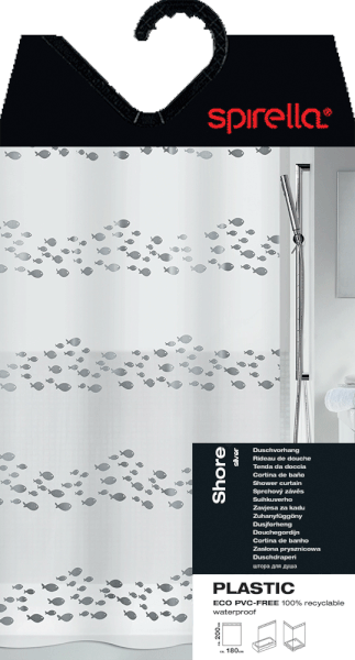 Dušas aizkars 180x200 cm Shore – Spirella-image-3