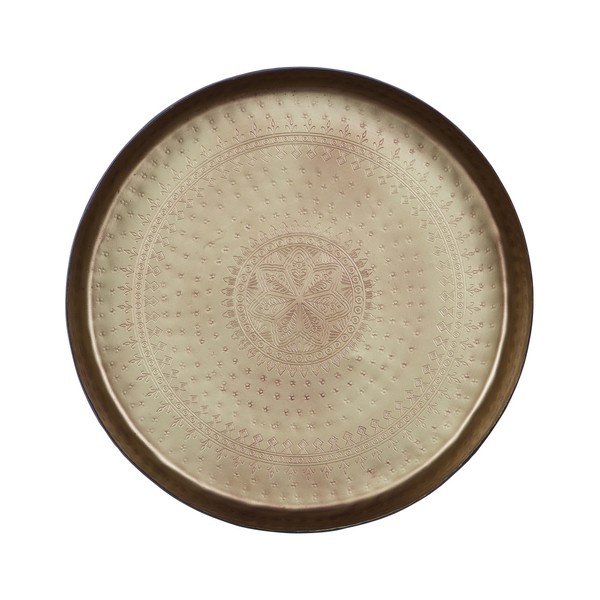 Dekoratīvs paplātes ar misiņa detaļām BePureHome Servante, Ø 44 cm-image-1