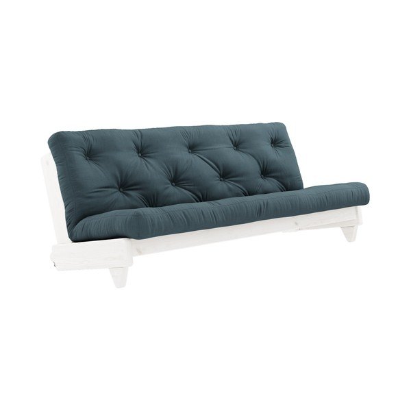 Izvelkamais dīvāns Karup Design Fresh White/Petroleum-image-1