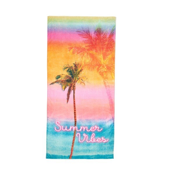 Frotē kokvilnas pludmales dvielis 76x160 cm Summer Vibes – Sassy B