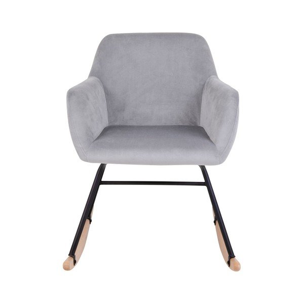 Gaiši pelēks šūpuļkrēsls House Nordic York-image-4