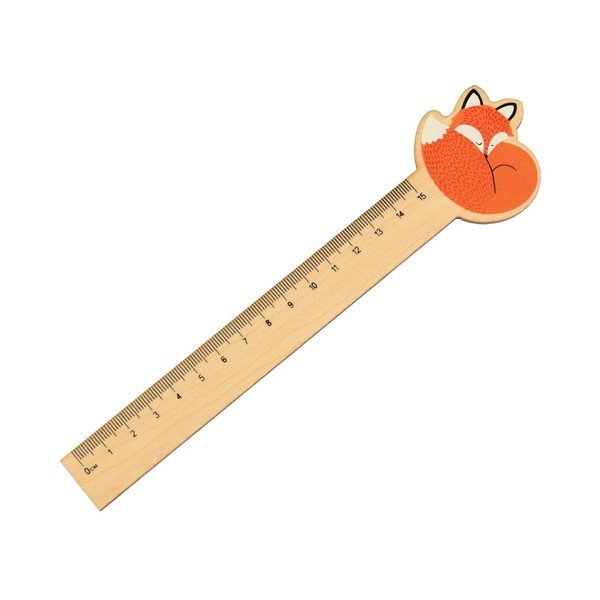 Rex London Rusty The Fox lineāls, 15 cm