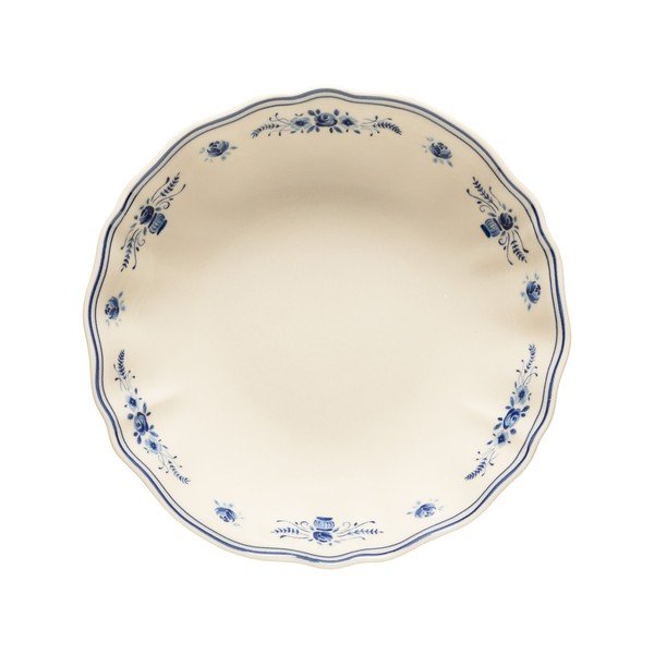 Zils/bēšs servēšanas akmensmasas šķīvis ø 23 cm Vila – Costa Nova