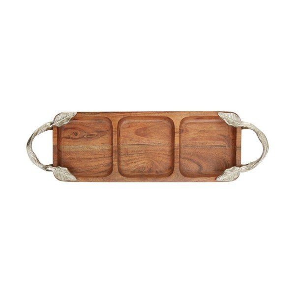 Koka paplāte 14x47 cm Vine – Premier Housewares-image-1