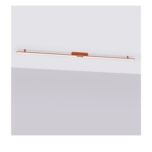 Ķieģeļu sarkana alumīnija LED griestu lampa 4x181 cm LAGOM – Thoro-image-4