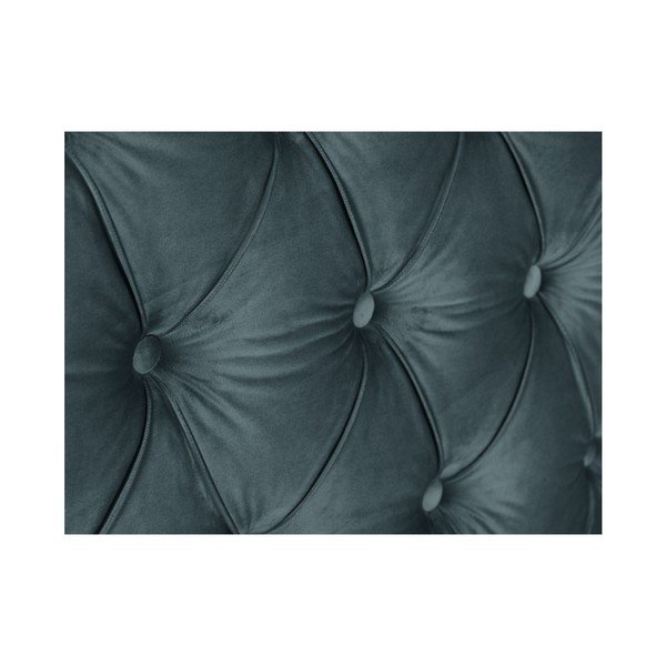 Zilganzaļš gultas galvgalis Mazzini Sofas Cloves, 140 x 120 cm-image-4