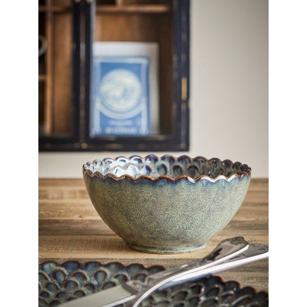 Pelēkas keramikas zupas bļodiņas (4 gab.) 625 ml Katrina – Bloomingville-image-1