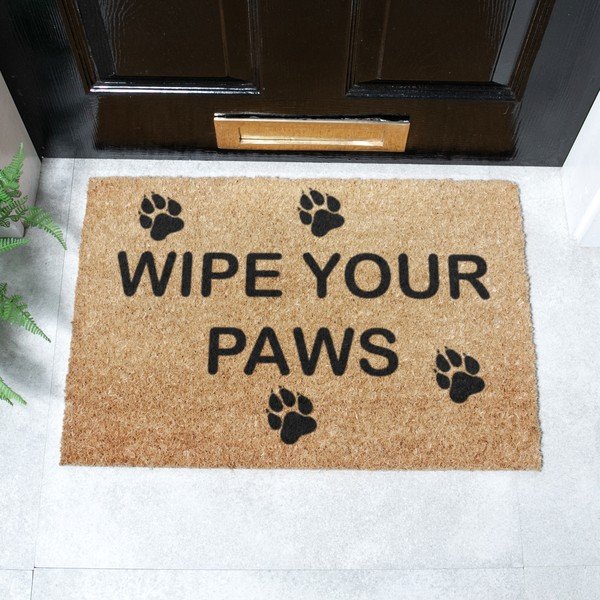 Kokosšķiedras kājslauķis 40x60 cm Wipe Your Paws – Artsy Doormats-image-2