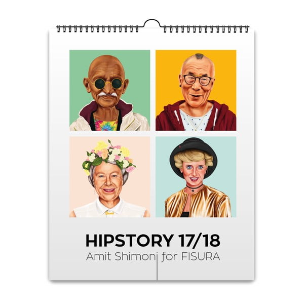 Sienas piekaramais kalendārs Fisura Hipstory