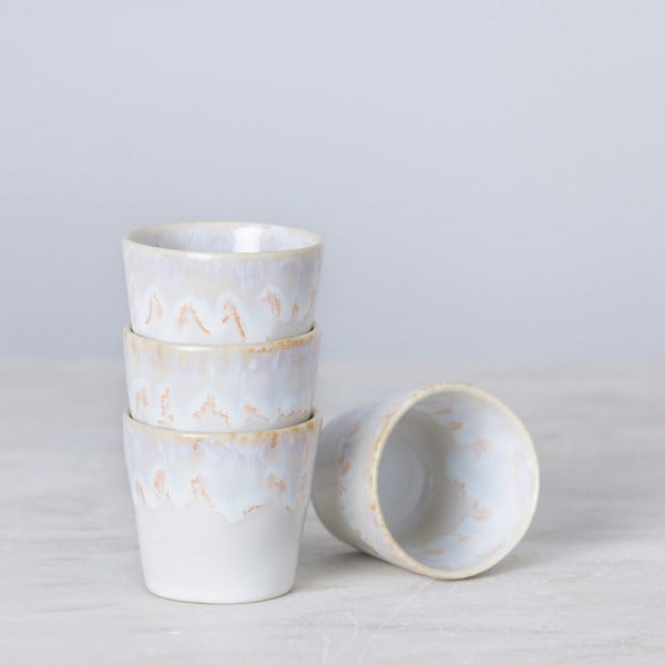 Baltas māla tasītes (8 gab.) espreso 210 ml Grespresso – Costa Nova-image-1