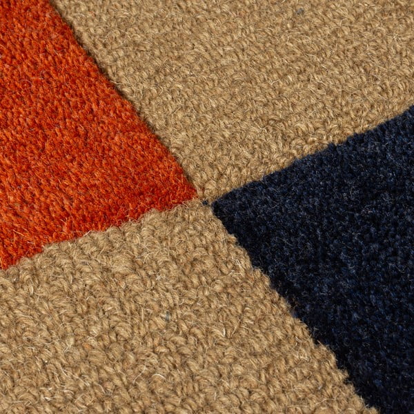 Terakotas oranžs ar rokām darināts vilnas paklājs 160x230 cm Mia Arch – Flair Rugs-image-3