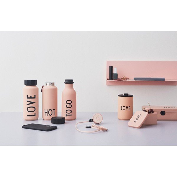 Rozā termo pudele Design Letters Hot, 500 ml-image-4