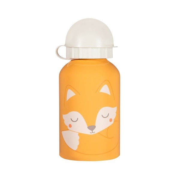 Oranži balta ūdens pudele Sass & Belle Woodland Fox, 250 ml