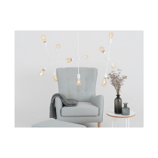 Balta piekaramā lampa Custom Form Triso Onze-image-3
