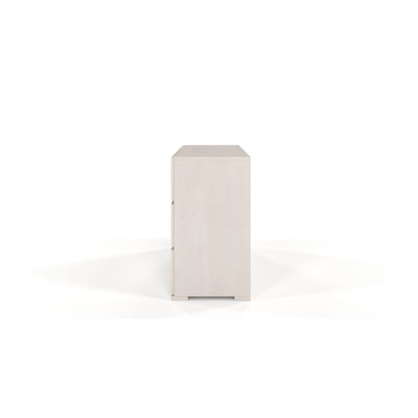 Balta kumode no priedes koka Skandica Sandemo, 120 x 81 cm-image-2