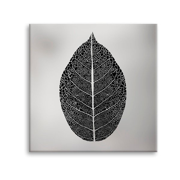 Attēls uz audekla Styler Silver Leaf, 60 x 60 cm