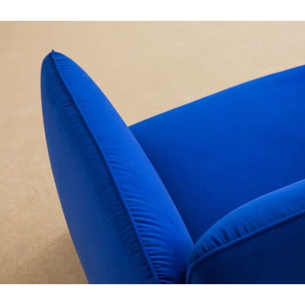 Tumši pelēks samta atpūtas krēsls Georgia – Micadoni -image-1