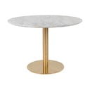 Apaļš ēdamgalds ar marmora imitācijas galda virsmu ø 110 cm Bolzano – House Nordic