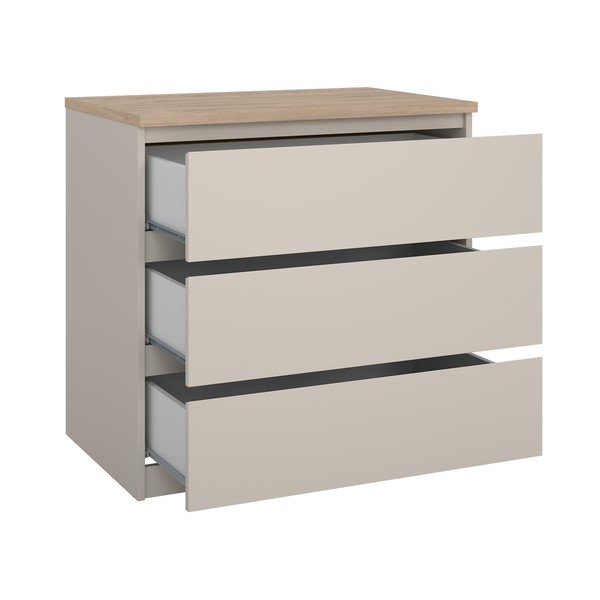 Krēmkrāsas kumode 77x76x50 cm Naia – Tvilum-image-3