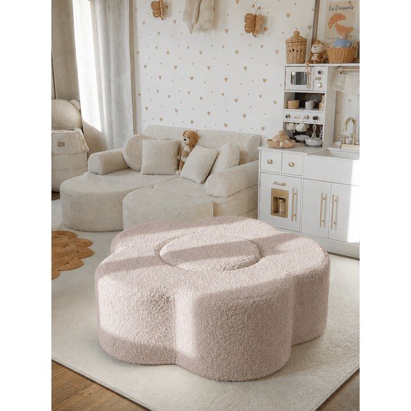 Gaiši pelēks buklē putu rotaļu laukums (3 gab.) augstums 27 cm 88x90 cm – Meowbaby-image-1