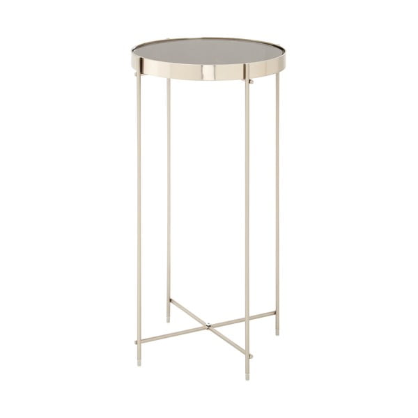 Apaļš sānu galdiņš ar stikla galda virsmu ø 33 cm Allure – Premier Housewares-image-1