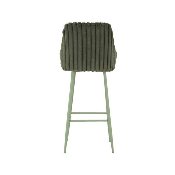 Zaļi polsterēti bāra krēsli ar roku balstiem (2 gab.) (sēdekļa augstums 78 cm) Alaska – Mauro Ferretti-image-4