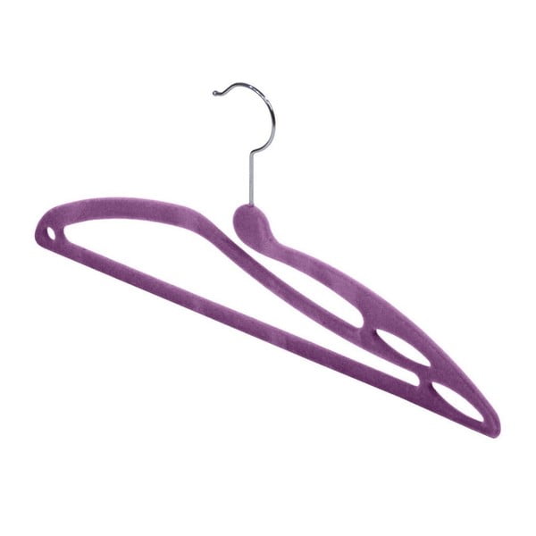 3 violetu drēbju pakaramo komplekts Domopak Living