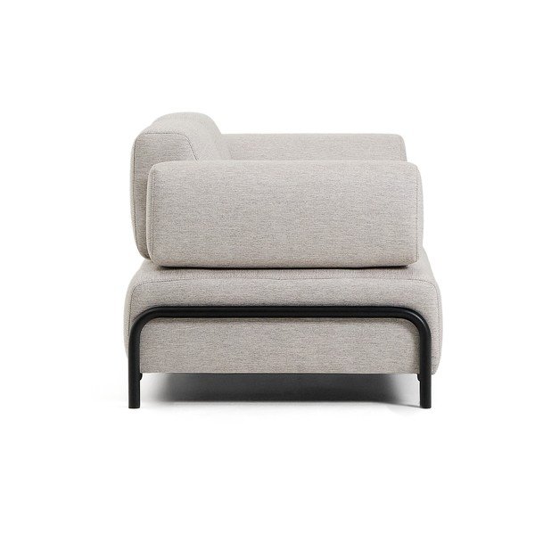 Pelēkbēšs modulārais dīvāns 200 cm Compo – Kave Home-image-3
