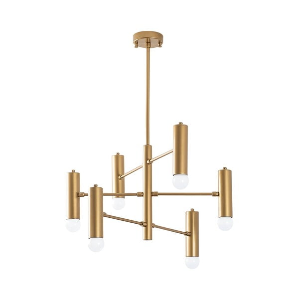 Zelta krāsas piekaramā lampa ar metāla abažūru Gharib – Opviq lights-image-2