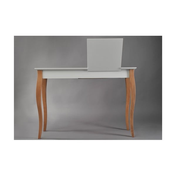 Balts tualetes galdiņš ar spoguli Ragaba Dressing Table, garums 105 cm-image-4