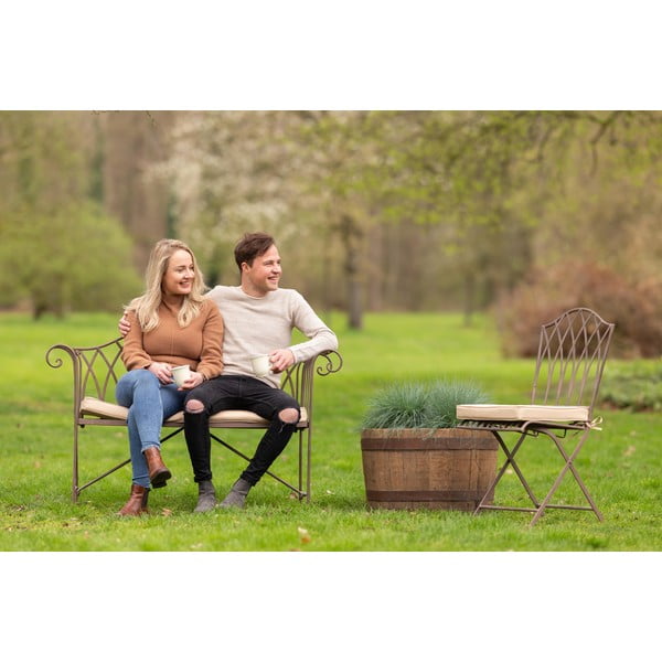 Brūns metāla dārza sols - Esschert Design-image-1