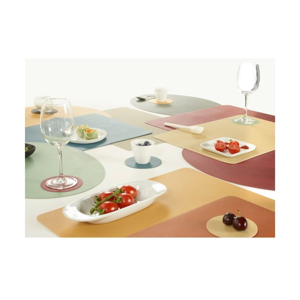 Zaļš ādas imitācijas paliktnis ZicZac Togo, 33 x 45 cm-image-3