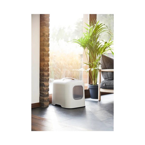 Balts kaķu tualetes un lāpstiņas komplekts Biala – Rotho-image-4