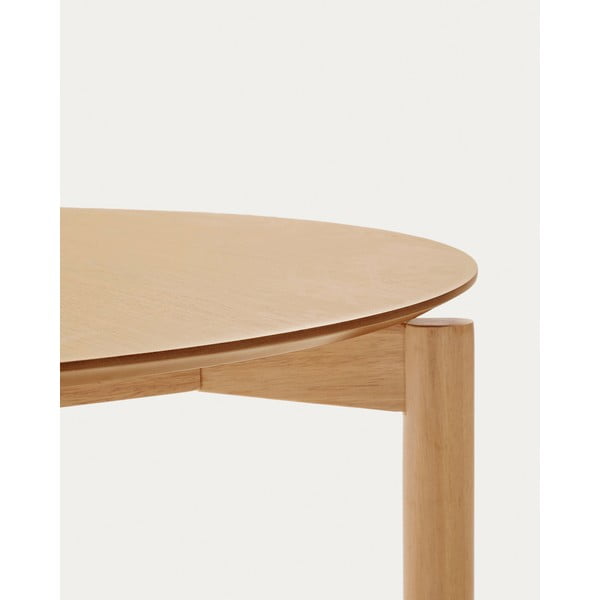 Apaļš ēdamgalds ar oškoka imitāciju ø 110 cm Indara – Kave Home-image-3