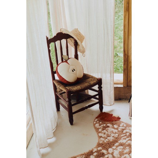 Kokvilnas bērnu spilvens ø 30 cm Apple – Lorena Canals-image-2