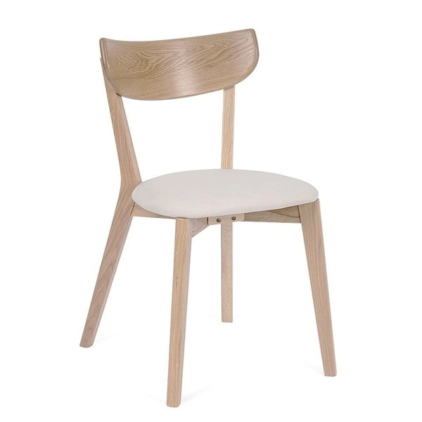 Ozolkoka ēdamistabas krēsls ar baltu sēdekli Arch – Bonami Selection