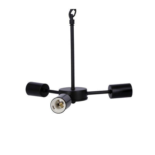 Melna metāla piekaramā lampa Sparta – Candellux Lighting-image-3