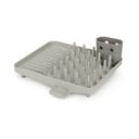 Gaiši pelēks plastmasas trauku žāvētājs 33,5x31,5 cm Duo – Joseph Joseph