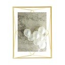 Zelta krāsas metāla stāvošs/piekarināms foto rāmis 15x20 cm Prisma – Umbra