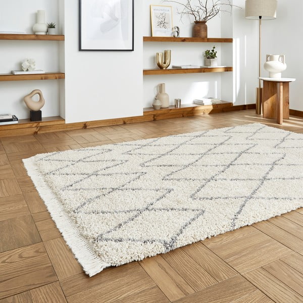 Krēmkrāsas paklājs 120x170 cm Boho – Think Rugs-image-1
