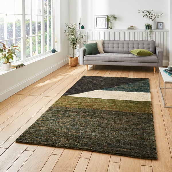 Zaļš paklājs 170x120 cm Hemp – Think Rugs-image-2