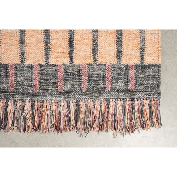 Rozā/persiku oranžs kokvilnas paklājs 160x230 cm Hampton – Dutchbone-image-4