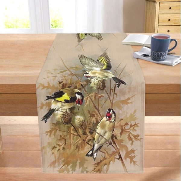 Galda celiņš 40x130 cm Yellow Bird – Mila Home-image-2